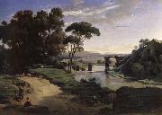 Corot Camille The bridge of Narni. oil